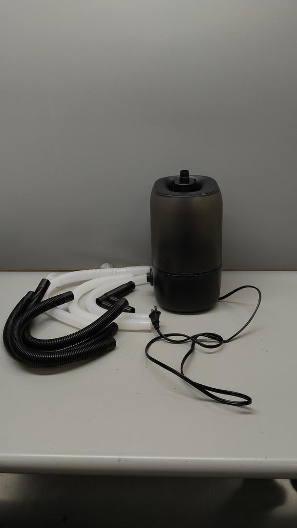 WACOOL Adjustable Reptile Fogger Terrarium Humidifier, Large Tank Fog Machine with Double Hoses & 4 Liter Reservoir, Large Tank Terrarium Humidifier for Reptiles/Amphibians/Herps/Vivarium