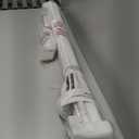 120" Extra Wide Retractable Baby Gates Mesh Gate, Long Retractable Dog Gate for Large Opening, 42" Extra Tall Child Safety Gate Pet Gate with Support Rods for Stairs Hallways Doorways Indoor Outdoor (White)