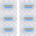 2 x Amazon Basics 5-Blade Razor Refills for Women with Comfort-Coated Blades, Moisture Lubrication, Hypoallergenic, 6 Count (Fits Amazon Basics Razor Handles Only) (Previously Solimo)
