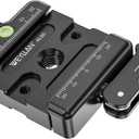 Arca Swiss Lever Lock Clamp for Magpul Mlok Bipod, Camera Quick Release Clamp Mlok Rail WEYLLAN AL60 All Metal Quick Release Plate Adapter for Tripod Ball Head, Knob Locking & Lever Locking