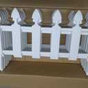EasyFlex 24.9' Picket Border Fence Kit, White