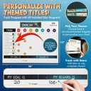 Magnetic Dry Erase Chore Chart for Kids with 34 Chore & Title Magnets, 49 Star Incentive Magnets, Storybook - Reward, Behavior, and Responsibility Chart for Toddler and Kids at Home