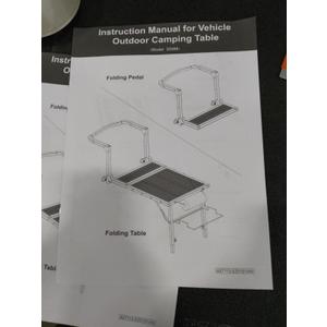 Hisenen Vehicle Outdoor Camping Folding Table