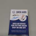 EASACE Sock Aid Device for Seniors, Adjustable Sock Helper with Built-in Shoe Horn, Travel-Friendly