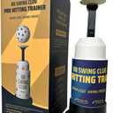 Pop-Up Baseball Trainer for Hitting Practice, Pro Hitting Training Equipment with Ball Launcher Action, Skill Development Tool for Timing & Contact