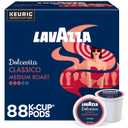 Lavazza Dolcevita Classico, Single-Serve Keurig K-Cup Pods, Medium Roast Coffee, 88-Count Box (4 Packs of 22) (EXP 06/29/27)