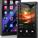 RUIZU 163GB Android MP3 Player with Bluetooth and WiFi, 4.5" IPS Touchscreen Music Player with Spotify, Pandora, Amazon Music, Parental Control MP4 MP3 Player for Kids with Libby, Audible, Up to 1TB (Black)