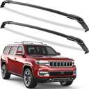 KINGGERI Roof Rack Cross Bars Compatible with 2022-2026 Jeep Wagoneer & Grand Wagoneer & Wagoneer L & Grand Wagoneer L, Heavy Duty Aluminum Roof Rails Crossbars Rooftop Black