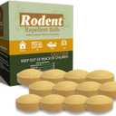 2 x Rodent Mice Repellent, Indoor Outdoor Rodent Control for Home, Cars, Sheds, Long-Lasting 30-60 Days, Pet Safe Essential Peppermint Oil Formula,Squirrel Repellent,12 PCS Covers 650 Sq. Ft