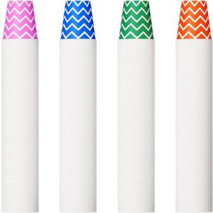 500 Pack 5oz Paper Cups, Multicolor Paper Disposable Cups, Small Mouthwash Cups, Cold Beverage Drinking Cup for Party, Travel and Event (Strip), 500Count