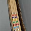 ApudArmis Six Player Croquet Set with Premiun Rubber Wooden Mallets 28In,Colored Ball,Wickets,Stakes - Lawn Backyard Outdoor Game Set for Adults/Teenagers/Family (Large Carry Bag Including)