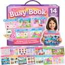 3 Year Old Girl Gifts - Montessori Busy Book For Toddlers 3-5, 4 Year Old Girl Birthday Gifts, Princess Dress Up Unicorn Toys for Girls - Preschool Learning Activities, Toddler Travel Toys for Girls
