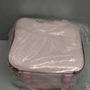 Nail Polish Organizer Bag Hold 84 Bottles(15ml/0.5 fl.oz), 3 Layers Nail Kit Supplies Organizer Bag Travel, Nail Organizers and Storage Case with Holder & Shoulder Strap, pink