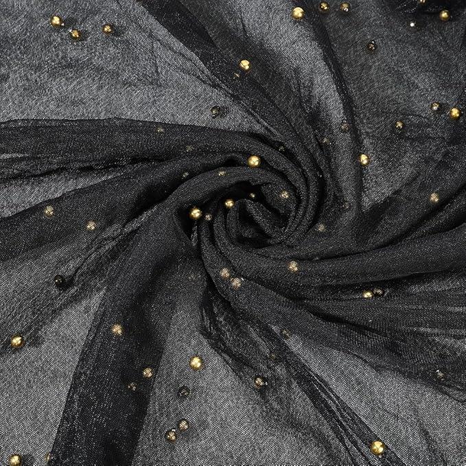 Rectangle Tablecloth. Black. 2 pack 6ftx28