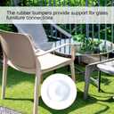 3 x uxcell 56Pcs Glass Table Top Bumpers with Stem, 5.5mm/0.22Inch Clear Rubber Bumper Grippers Anti Collision Slip Glass Table Spacers for Patio Table Cabinet Furniture (Fits 1/4Inch Hole)