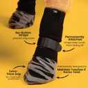 DOK TigerToes Premium Non-Slip Dog Socks for Hardwood Floors - Extra-Thick Grip That Works Even When Twisted - Prevents Licking, Slipping, and Great for Dog Paw Protection - Size Large (Classic Grey)