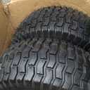 2PCS 15x6.00-6 Tire and Wheel Assembly, 4 Ply Tubeless 15x6-6 Front Tire Assembly Replacement for Craftsman John Deere Husqvarna Riding Mowers, 500lbs Capacity, 3" Centered Hub, 3/4" Bushing (Yellow)