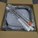 Upgraded Self-Standing Spin Mop and Bucket System, Detachable Inner Mop Bucket Separates Dirty Water & 90 Foldable Head, Triple-Scrub System, 0.9Gal Dual Drainage, for Hardwood Floors (Blue 2 Pads)