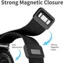 Stretchy Bands Compatible with Samsung Galaxy Watch 7 6 5 4 FE Band 40mm 44mm/5 Pro Band/Galaxy Watch 6 4 Classic 47mm 43mm 42mm 46mm, One Click No Gap Gradient Print Nylon Strap