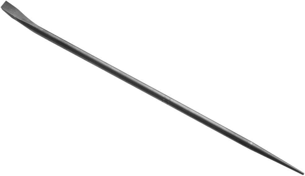 Klein Tools 3247 Round 3/4-Inch x 24-Inch Connecting Bar, Made in USA, Sleever Bar for Aligning, Prying and Chiseling, 24-Inch Angled Chisel