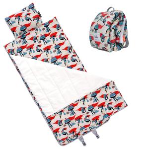 Bulkie Toddler Nap Mat - Sleep Mat for Kids Daycare and Preschool - Folds Up to Carry on Back - Superhero