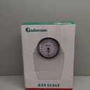 Adamson A24 Scales for Body Weight - Up to 350 LB - New - Anti-Skid Rubber Surface Extra Large Numbers - High Precision Bathroom Scale Analog - Durable with 20-Year Assurance - White