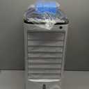 Evaporative Air Cooler, Swamp Cooler Air Conditioner w/ 12H Timer for Auto-off, 6 Upgraded Ice Packs, 3-Speed Windowless Air Conditioner, Smart Remote, Dual Tank Portable Air Cooler for Room