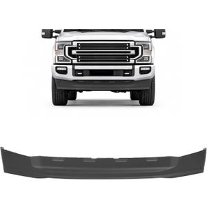 ALMULOO Front Bumper Valance Plastic(PP) Textured Black