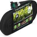 Flat Soaker Hose 25FT for Efficient Watering Tree Durable Double Layer Design for Gardens Lawns and Vegetable Fields (25FT)