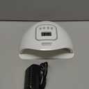 JODSONE U V LED Nail Lamp, Nail Dryer for Gel Polish, Led Light with Automatic Sensor & 4 Timers (Milky White)