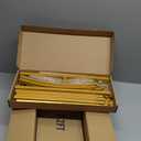 Fomcet Metal Arch Backdrop Stand Set of 2 Gold Wedding Arch Stand 7.2FT & 6FT Arched Backdrop Frame for Birthday Party Baby Shower Graduation Ceremony Decoration