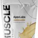 ApexLabs Apex Muscle Defense by Dr. Tracy Gapin Hydrolyzed Whey Protein Blend with HMB, Leucine, Ursolic Acid & Velositol Supports Lean Muscle Growth, Strength & Recovery, Vanilla, Best By 11/2027