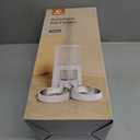 Automatic Cat Feeders for 2 Cats - 6L Food Dispenser with Double Bowls, Programmable Timed Feeder up to 6 Meals per Day with 10S Voice Recorder, Support Dual Power Supply (Black)