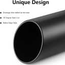 A-KARCK Exhaust Tip 5 Inch Inlet, 5 Inlet 7 Outlet 15 Long Black Coated Finish Muffler Tip For Truck Tailpipe, Stainless Steel Rolled Edge