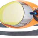 TYR Socket Rockets 2.0 Racing Swim Goggles - Adult Swimming Goggles for Men and Women - Anti-Fog, UVA/UVB Protection, Watertight - Mirrored