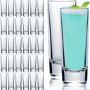 30 Pack Shot Glass Bulk Set with Heavy Base, 2 Oz Whiskey Shot Glasses, Spirits Glass, Cup Set, Small Shot Cups, Mini Drinking Cups for , Whiskey, , Espresso, Liquo