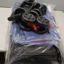 Pet Stroller for Medium Small Dogs/Cats - 4 Wheels Foldable Dog Stroller with Storage Basket,Dog/Cat Carrier,Adjustable Handle,Folding Puppy Carrier Suitable for Traveling with Cats and Dogs (Blue)