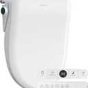 Tadashi Electric Bidet Toilet Seat Elongated, Wireless Remote & Side Panel, Instant Warm Water, Feminine & Rear Wash, Self‑Clean Nozzle, Adjustable Heated Seat, Air Dryer, Slow Close Lid