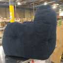 Cvortll Bean Bag Chair with Filler, Bean Bag Sofa with Tufted Soft Stuffed Filling, Fluffy and Lazy Sofa, Comfy Cozy BeanBag Chairs with Memory Foam for Dorm, Apartment, Living Room (Blue)