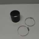 3inch (76mm) ID Straight Coupler Silicone Hose with 2Pcs tainless Steel T-Bolt Clamp for Turb