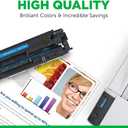 Clover Remanufactured Toner Cartridge Replacement for HP CF513A (HP 204A) | Magenta (900)