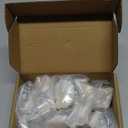 Amerdeco 10 Pack Brushed Gold Cabinet Knobs 1.2 Inch(30mm) Gold Kitchen Cabinet Knobs Dresser Knobs Drawer Knobs and Pulls for Bathroom Cabinets ZH0008