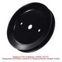 GELASKA 2 Pack 197473 Spindle Pulley Replace 197473 Pulley Craftsman, Husqvarna 532195945 Mandrel Pulley 197473, 195945, 21546446, 532197473 for Husqvarna YTH18542 YTH22V46 YT3000 YT4000 YS4500 Mower