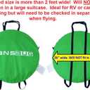 SANSBUG Screen Tent for One Person (Instant Pop up, Strong No-See-um Mesh, Durable Tarp Floor)