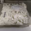 Auihiay 64 Pcs Hydrangea Artificial Flowers Bulk, Silk White Hydrangea Heads with Stems
