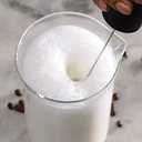 Battery Operated Handheld Milk Frother 1 Pack Gray