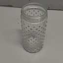 Hobnail Glass Jar Clear - 4"Dia x 8"H