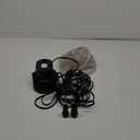 Pool Cover Pump Above Ground - Submersible Sump Pump, Swimming Water Removal Pumps, with Drainage Hose & 25 Feet Extra Long Power Cord, 850 GPH inGround, 3 Adapters Black
