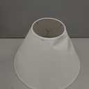 Aspen Creative Transitional Hardback Empire Shaped Spider Construction Lamp Shade, 18" wide (7" x 18" x 12 1/2"), Off White