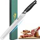 MAD SHARK Brisket Slicing Knife, 10 inch BBQ Knife Razor Sharp Curved Butcher Breaking Knives for Meat Cutting, knives for men with Gift Box